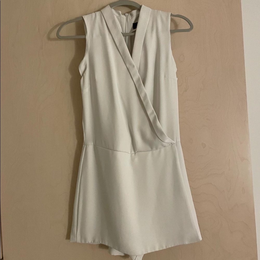 Topshop cream romper